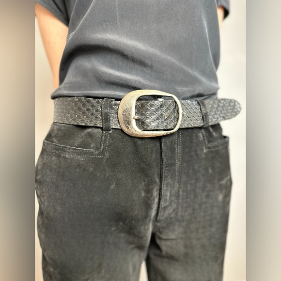 [Sutton Studio] Nordstrom black suede leather pants - Picture 3 of 6